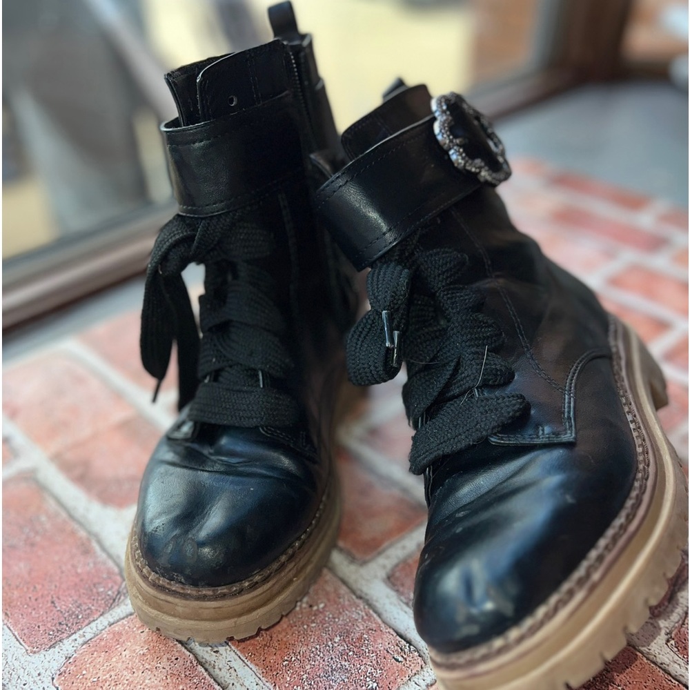 Girls Black Boots